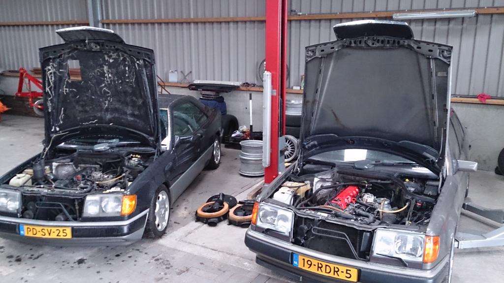 De patientjes gebroederlijk naast elkaar