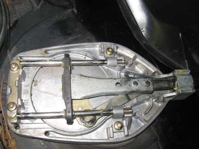 Geleide systeem schildpad W124